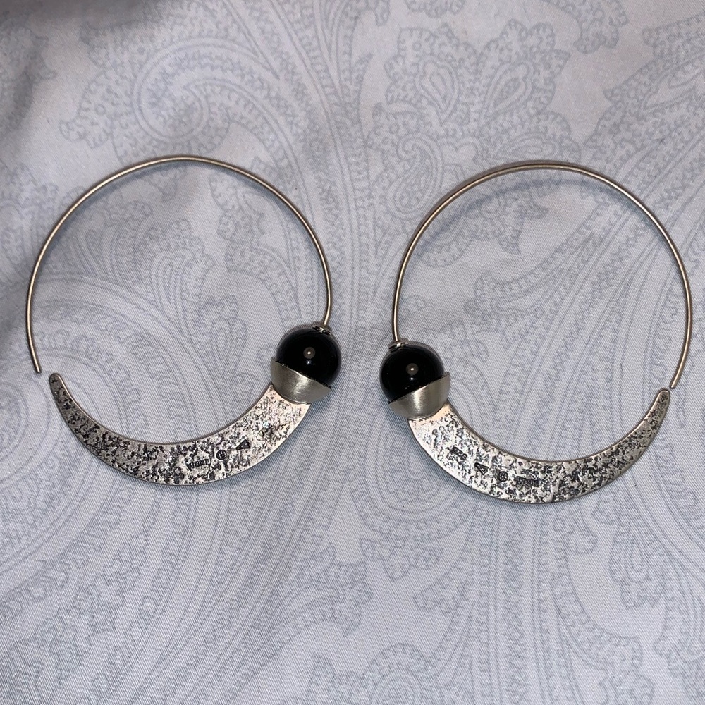Silpada Comet Tail Sterling Chalcedony Earrings